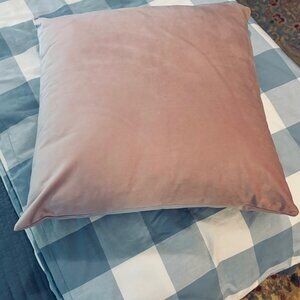 Soft Pink Throw Pillows 20x20 by decorUhome